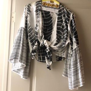 Boho tie dye crop top!